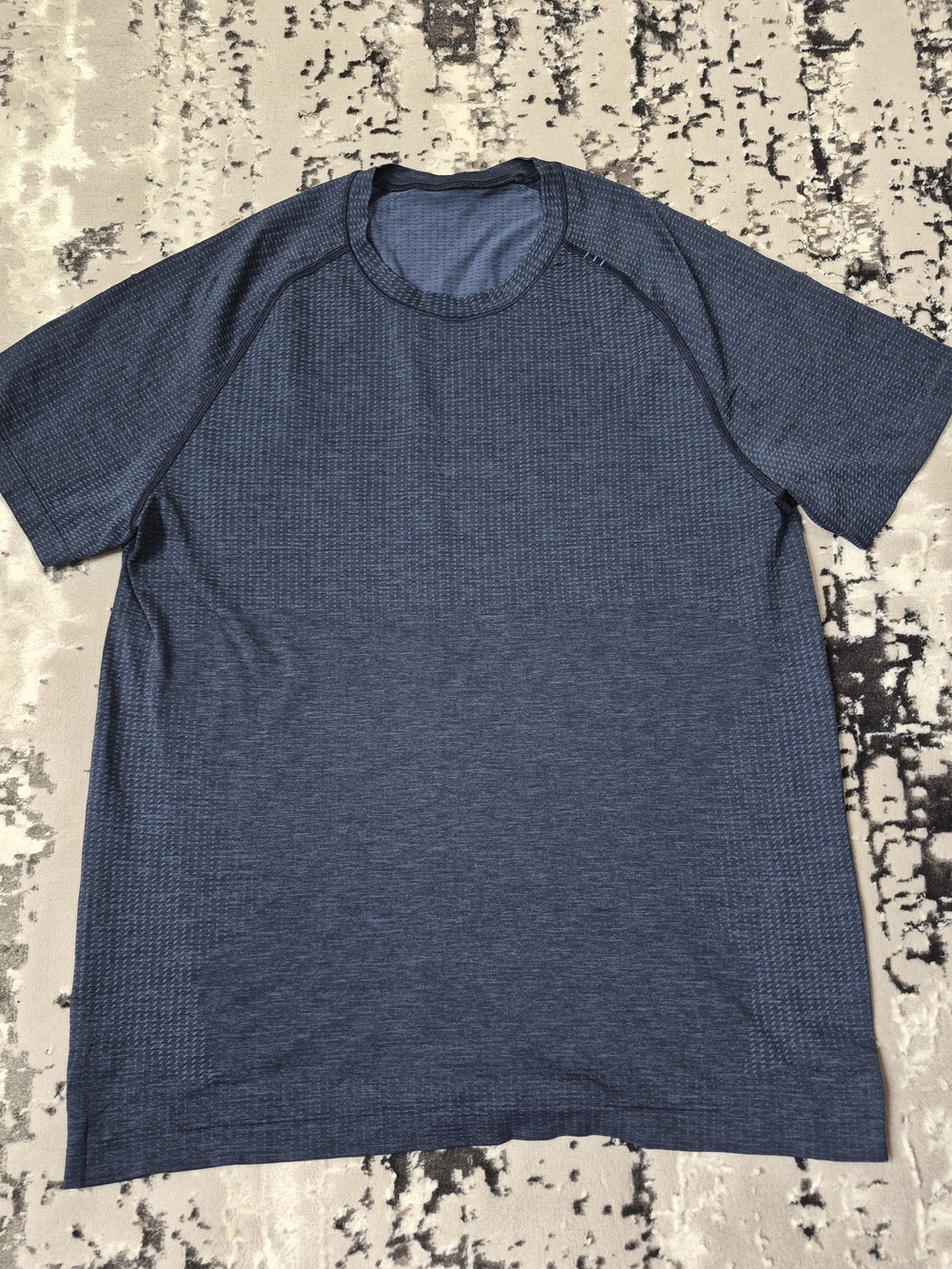 Lululemon "Start Where You Are" Blue Short Sleeve Tech Shirt Men Size M